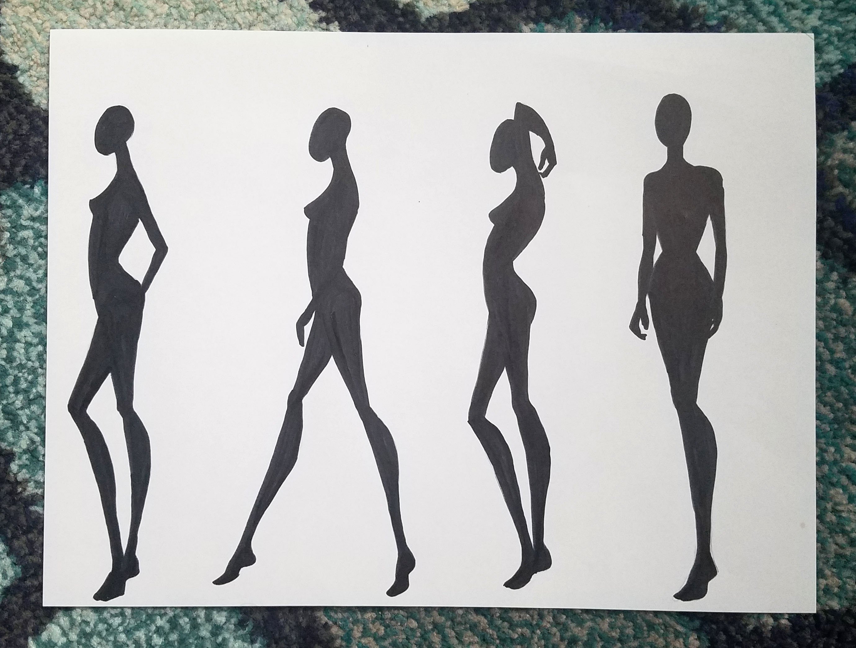 fashion figure templates