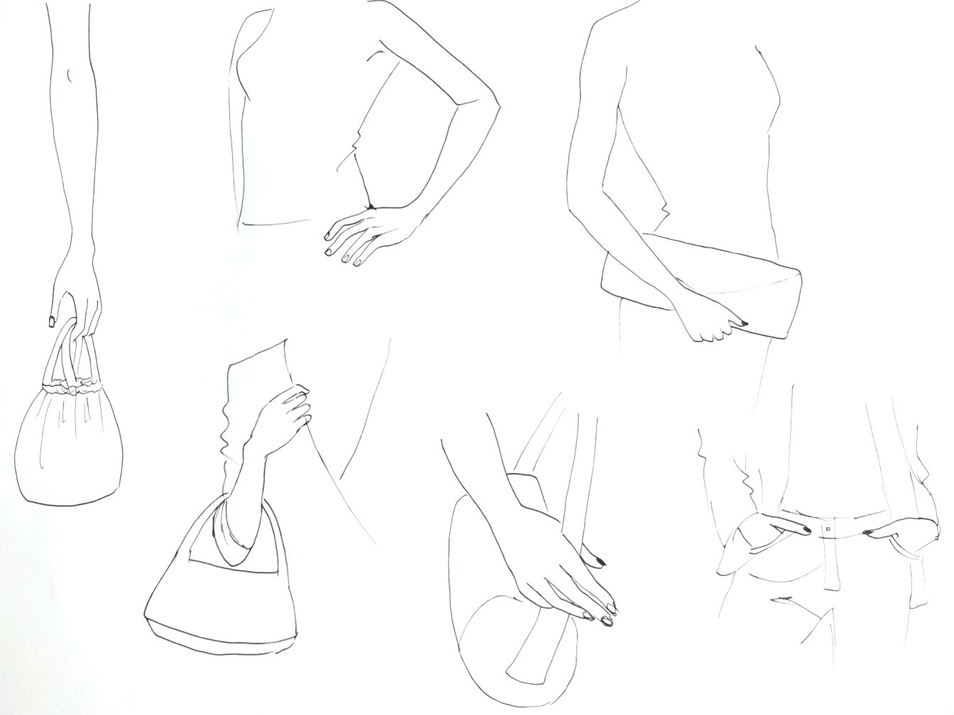 how to draw hands in fashion illustration