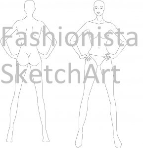 How To Draw A Fashion Croquis Fashionista Sketch