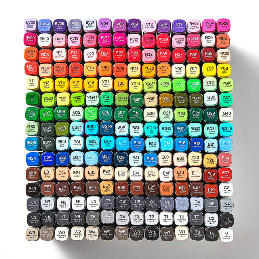 copic classic colors